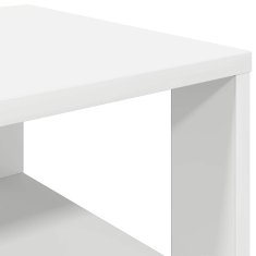 Vidaxl Regal za čevlje bel 61x32x105 cm inženirski les
