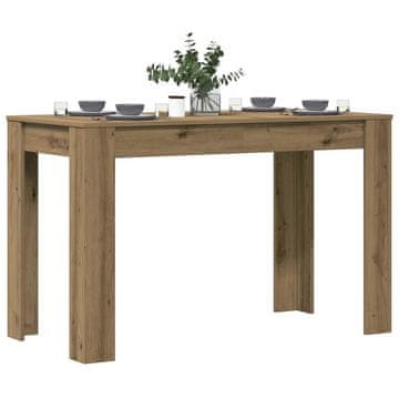 Vidaxl vidaXL Jedilna miza, Artisan hrast, 120x60x76 cm