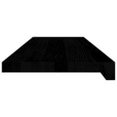 Vidaxl Podloge za stopnice 16 kosov rjave 80x25x2 cm trdna hrastovina