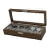 organizator za ure Watchy 6ks, rjav