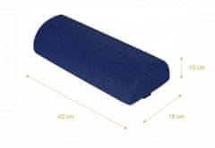 MDH Polna podpora za hrbet Qmed: Polovični valjček za ledvenico (Garnet, 100 mm, pena, z zaščitnim trakom)