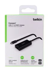 Belkin Belkin AVC013BTBK HDMI Type A (Standard) na USB Type-C video kabelski adapter, črn, 4K, 144Hz, HDR10+ Gaming, HDCP 2.2, maksimalna ločljivost 7680 x 4320.