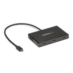 Manhattan Adapter za več monitorjev StarTech.com - USB-C na 3x HDMI video razdelilnik - podpira dvojno 4K pri 30Hz ali trojno 1080p - združljiv s Thunderbolt 3 - le za Windows.