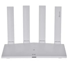 slomart Brezžični usmerjevalnik ZTE MC889+T3000, 5G LTE z zunanjim enoto, Wi-Fi 6, 4 antene, Gigabit Ethernet, hitrosti do 160 MHz, vodoodporen IP65, idealen za notranjo in zunanjo uporabo.
