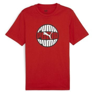 Puma Majice rdeča Graphics Circular Tee