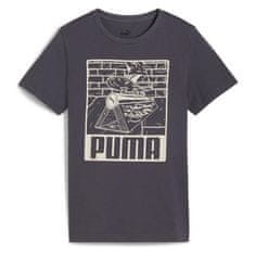 Puma Majice siva XL Ess+ Mid 90s Graphic Tee