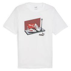 Puma Majice bela XL Graphics Sneaker Box Tee