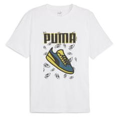 Puma Majice bela XXL Graphics Sneaker Tee