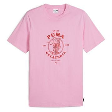 Puma Majice roza Graphics Gelateria Tee