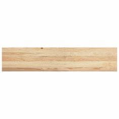Vidaxl Podloge za stopnice 16 kosov 120x30x2 cm trdna hrastovina