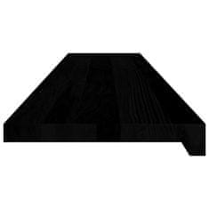 Vidaxl Podloge za stopnice 2 kosa rjave 120x25x2 cm trdna hrastovina