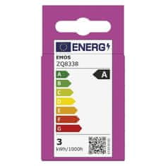 Emos LED žarnica ZQ8338 Classic MR16 A CLASS/ GU10 / 3 W (40 W) / 535 lm / neutral white