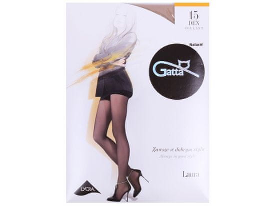 Gatta Bežne nogavice Laura Natural 15 DEN GATTA