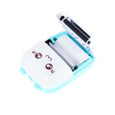 WOWO Mini termalni foto tiskalnik - Mini termalni foto tiskalnik Drukotek z USB kablom - moder