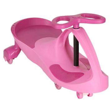 Luniks LED poganjalec – gravitacijski avto z LED kolesi, roza