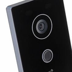 Dahua Pametni video zvonec Dahua Technology VTO2211G-WP, srebrno-črn, s podporo za Wi-Fi, nočno vidljivostjo in visoko kakovostjo videa 1080p