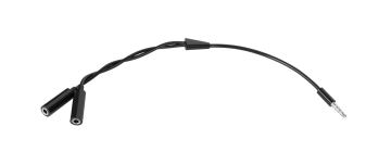 shumee Vtični adapter Jack 3.5 4-polni - 2x Jack 3.5 stereo vtičnica