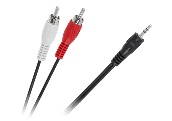 shumee JACK kabel 3,5-2 x RCA 1,5 m
