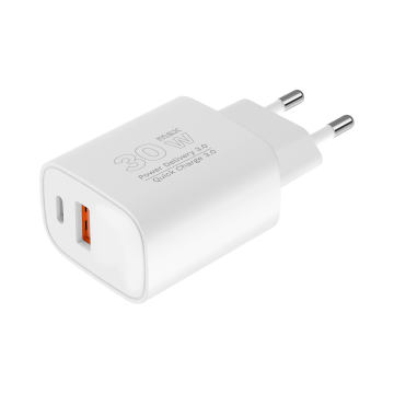 shumee Dvojni USB polnilnik Kruger & Matz GaN s funkcijo Power Delivery in Quick Charge