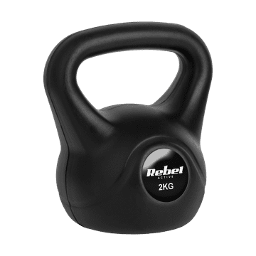 shumee Kettlebell 2 kg kettlebell utežna žoga za vadbo ABS Rebel