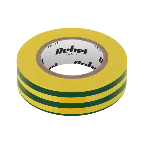 shumee REBEL lepilni izolirni trak (0,13 mm x 19 mm x 10 yd) rumeno-zelen