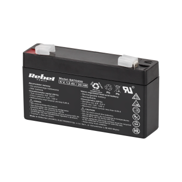 shumee Gel baterija Rebel 6V 1,3Ah