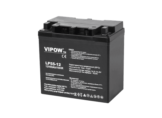 shumee Gel baterija VIPOW 12V 55Ah