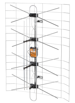 shumee Celotna mrežasta TV antena (napajalnik + ojačevalec) + DIPOL 3DX