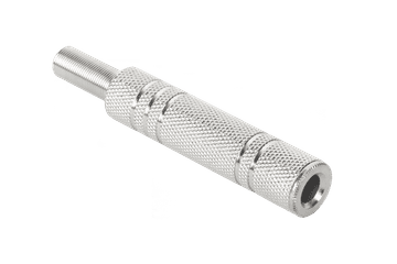 shumee 6,3 mm stereo jack vtičnica, kovina, ponikljana