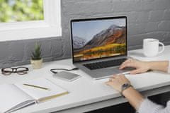 Verbatim Verbatim Store 'n' Go ALU Slim Prijenosni Trdi Disk 1TB Srebrna, USB 3.2, Aluminijasta Ohišje, Podpora za Windows in Mac OS