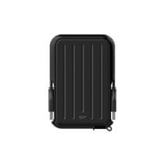 Silicon Power Zunanji trdi disk Silicon Power A66, 2 TB, črn, vodoodporen, odporen na udarce in prah, USB 3.2 Gen 1, visoka hitrost prenosa podatkov, idealen za varno shranjevanje podatkov.