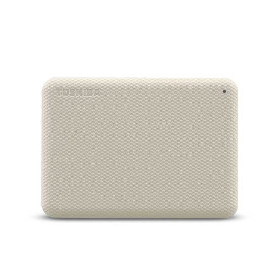 Toshiba Toshiba Canvio Advance zunanje trdo disk 4 TB 2,5" USB Type-A 2.0/3.2 Gen 1, bel - Stilsko shranjevanje podatkov za Windows in Mac operacijske sisteme