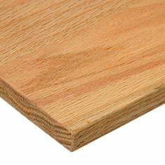 Vidaxl Podloge za stopnice 12 kosov rjave 70x25x2 cm trdna hrastovina