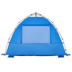 Vidaxl vidaXL Šotor za na plažo za 2 osebi, moder, vodoodporen