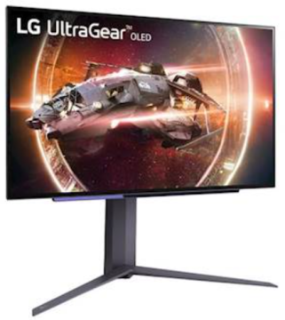 LG 27GS95QE UltraGear gaming monitor, 27, OLED, 16:9, 2560x1440, 240Hz, 2x HDMI, DP (27GS95QE-B)