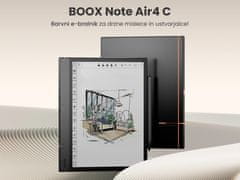 Onyx Boox Note Air4 C e-bralnik, barvni, Android, 6GB+64GB, WIFI, BT 5.1, USB-C, microSD, + pisalo
