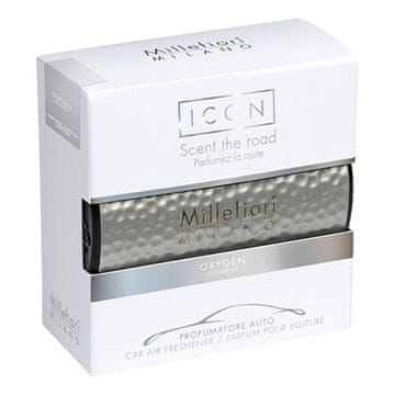 Millefiori Milano Vůně do auta Icon Metal Shades, Oxygen, Kyslík, design Metal Shades