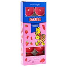 Haribo Čajové svíčky , Strawberry Happiness, Jahodové potěšení, 10 ks