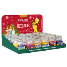 Haribo Sada vonných svíček , display 30 x 85 g, 6 x Vánoční pekárna, 6 x Zimní radovánky, 6 x Útulný domov, 6 x Sladká říše divů, 6 x Třešňová cola