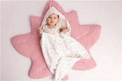 NEW BABY Muslinska igralna odeja Maple Leaf roza