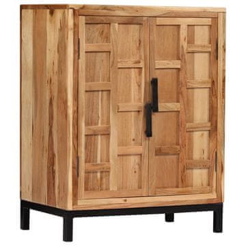 Vidaxl Komoda iz trdnega akacijevega lesa 60x35x76 cm rjava
