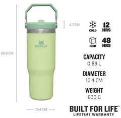 Stanley The IceFlow Flip steklenica s slamico, 890 ml, citron zelena