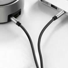 Ugreen AV119 mini jack 3,5 mm avdio kabel 5 m - črn