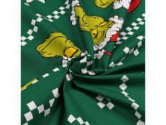 sarcia.eu Grinch zelena posteljnina, bombažna Božična posteljnina 200x220 cm