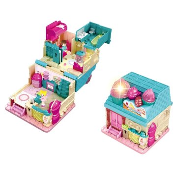 CAB Toys Hiša za punčke - modra