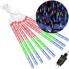 Springos novoletne lučke LEDENIK 144 LED RGB 3 + 2m