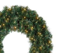 LAALU.cz Božični venec umetni nedekorirani zeleni Narnie 45 cm z led lučko za mizo in obešanje