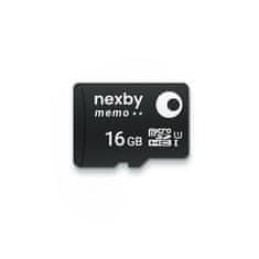 Nexby Pomnilniška kartica micro SDHC 16 GB razreda 10 z adapterjem