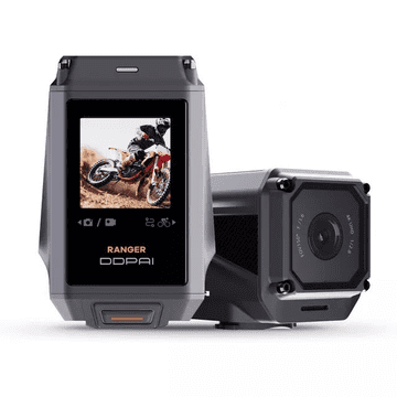 DDPai Kamera športna-kolesarska Ranger, 4K, Wi-Fi, 1,3-palčni LCD, črna