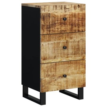 Vidaxl Komoda s 3 predali 40x33,5x75 cm trden les